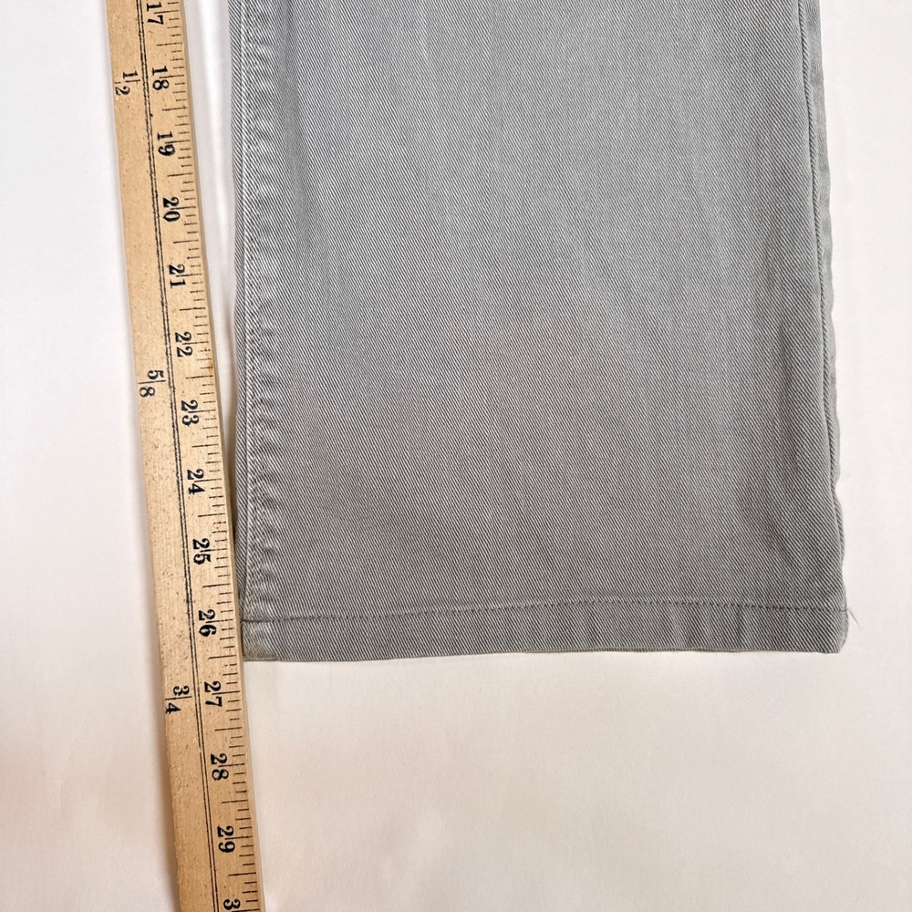 Mott & Bow Jeans Mens 36x30 Gray Twill Stretch Minimalist Mercer Straight Pants - Picture 5 of 9